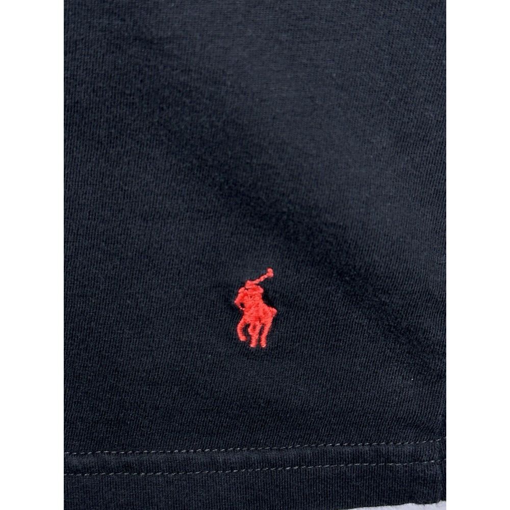 Polo Ralph Lauren T Shirt Mens Size Medium Black Red Pony Slim Fit Tee - Picture 3 of 7